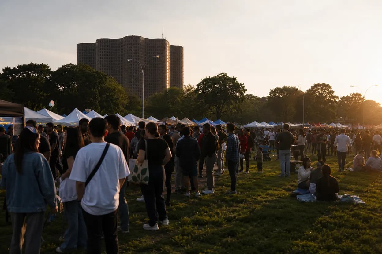 Cover scene for Queens Night Market With Kids: A Saturday Food-Stand Plan Under 40 Dollars