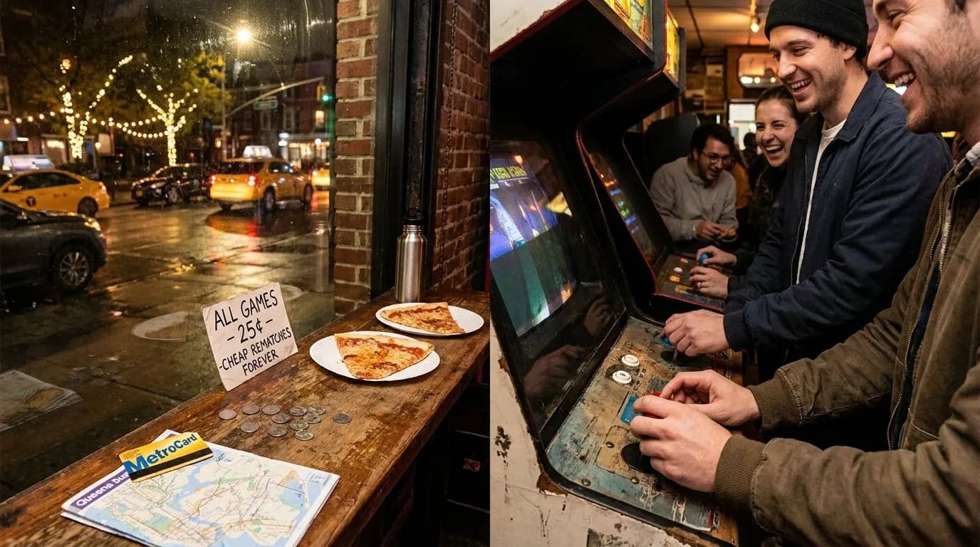 Editorial NYC detail for Queens Retro Arcades for Competitive Friends and Cheap Rematches