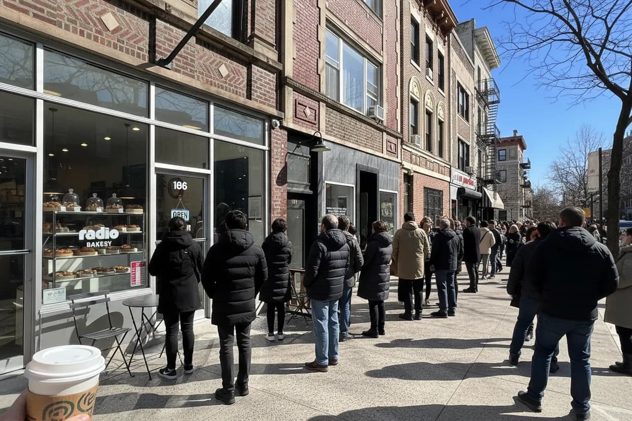 Cover scene for Radio Bakery Prospect Heights Before the Line: A Pastry Run With Park Backup