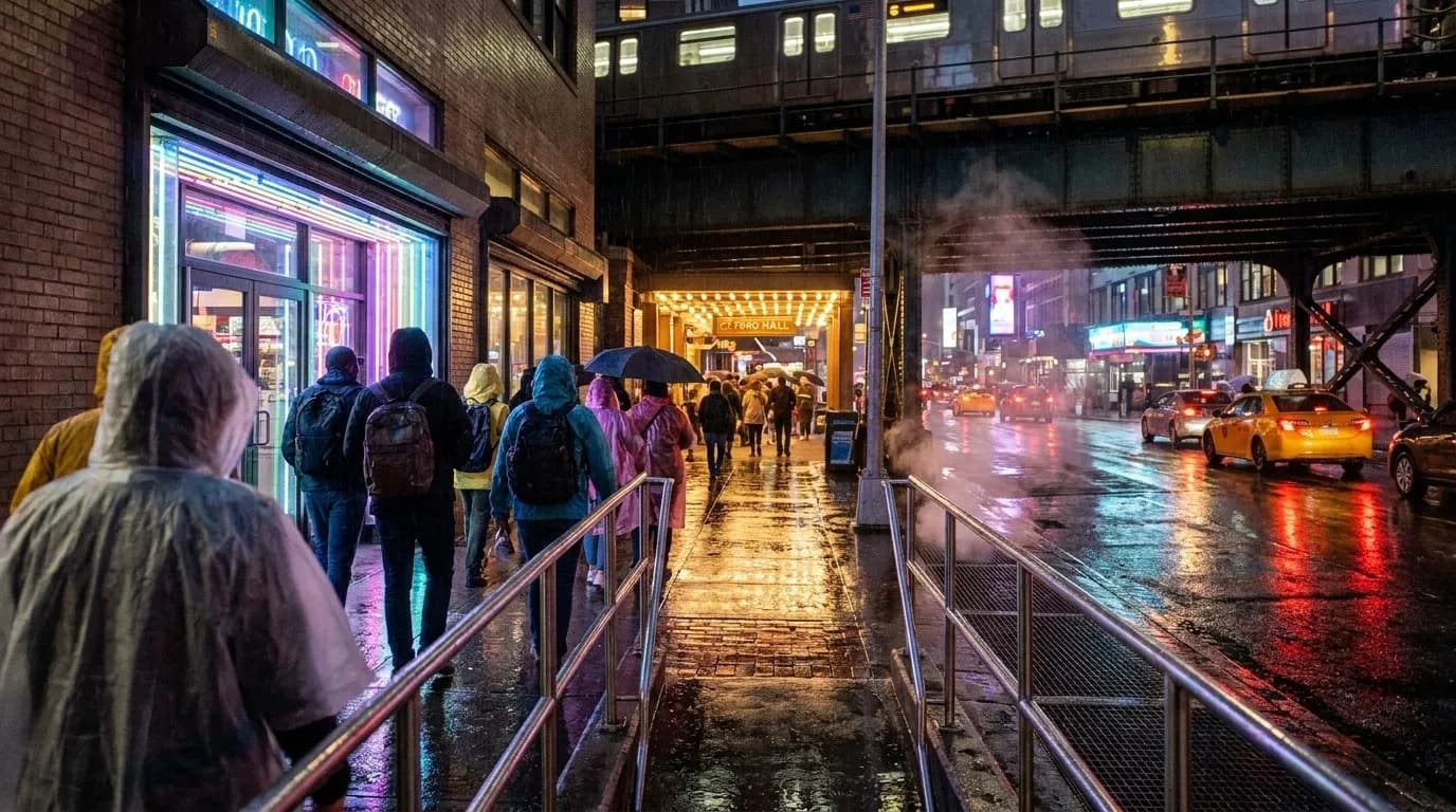 NYC experience scene for Rainy-Day NYC Arcades Near Food Halls and Subway Transfers