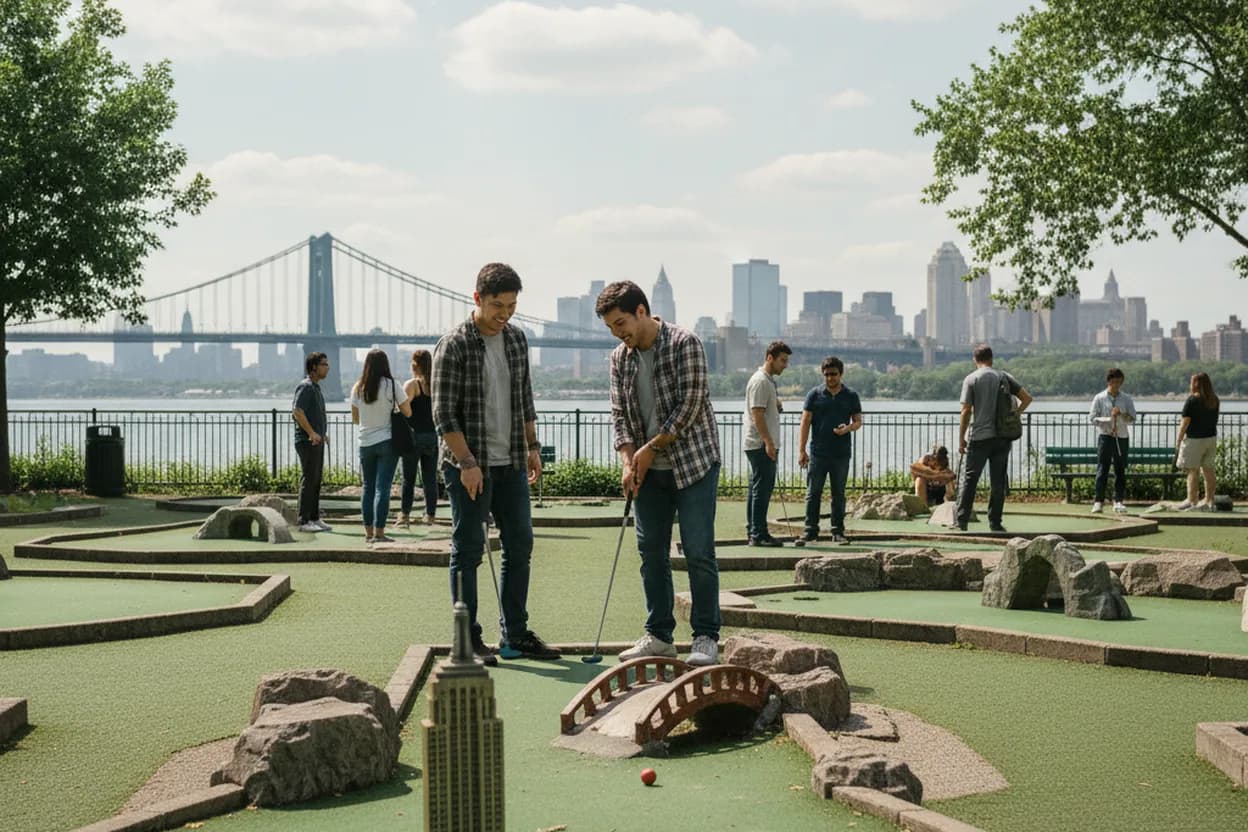 Cover scene for Randall’s Island Golf Center Mini-Golf When Ages and Budgets Split