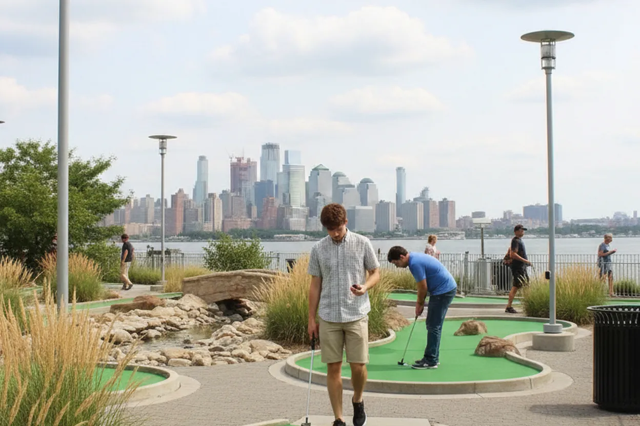 NYC experience scene for Randall’s Island Golf Center Mini-Golf When Ages and Budgets Split