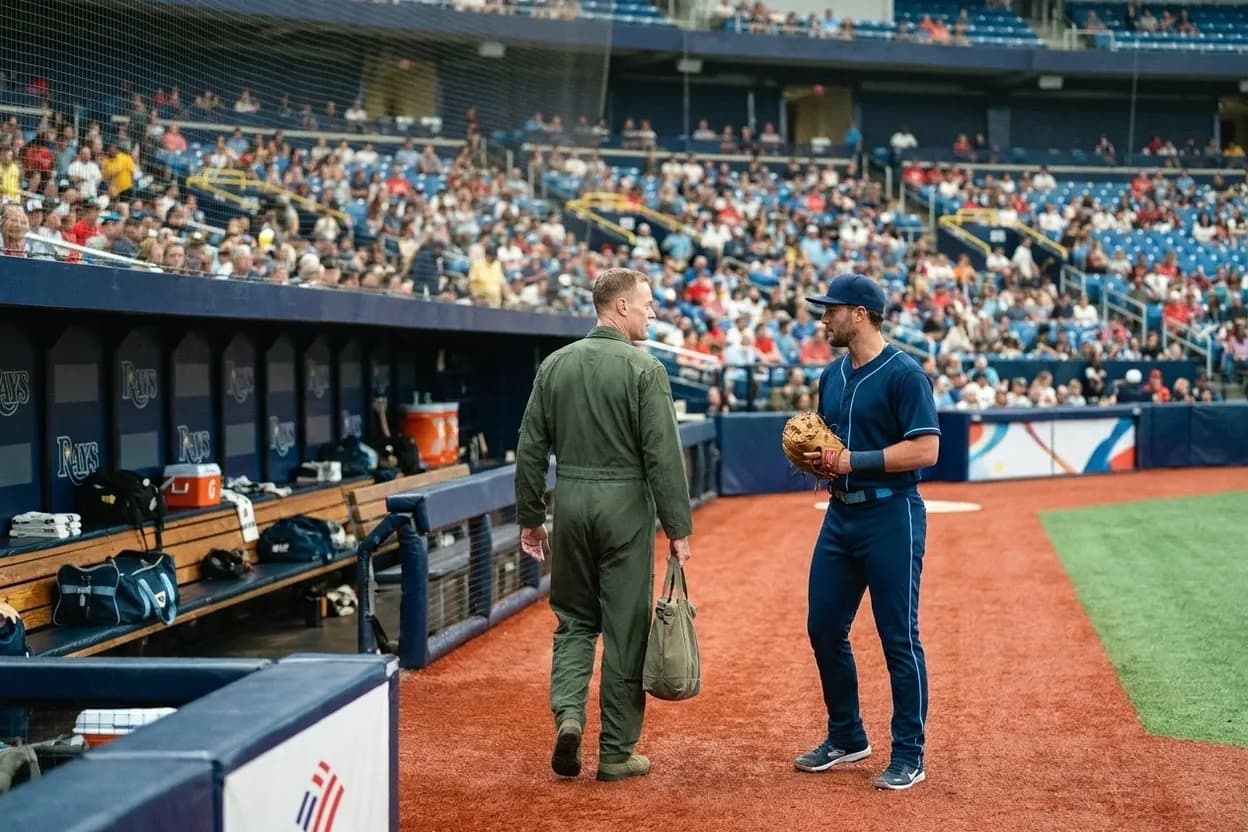 Baseball editorial scene for Rays vs Blue Jays: AL East Battle for Division Supremacy