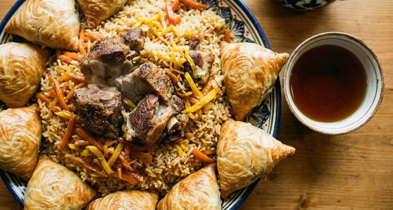 Rego Park's Central Asian Watch House: Uzbek Plov and Big Screens for Every AFC Match - scene