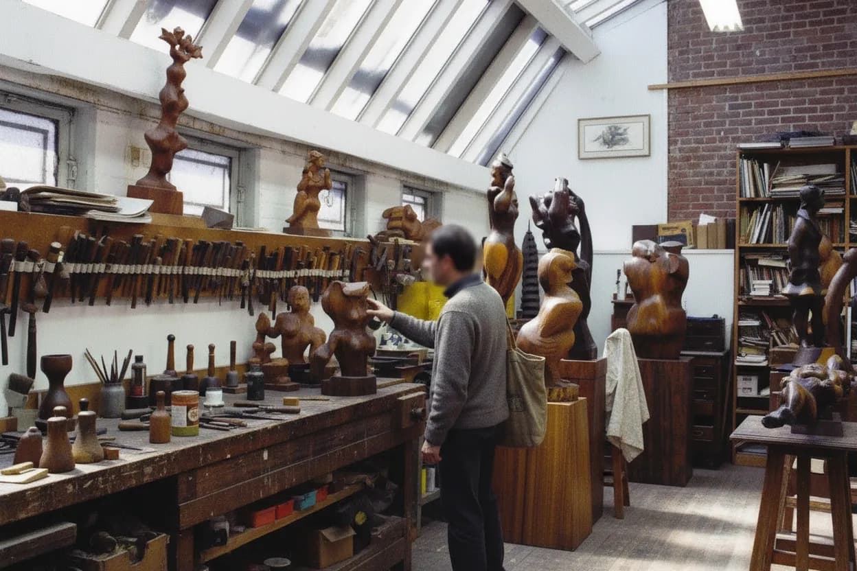 NYC experience scene for Renee and Chaim Gross Foundation: A Sculpture-Studio Detour in Greenwich Village