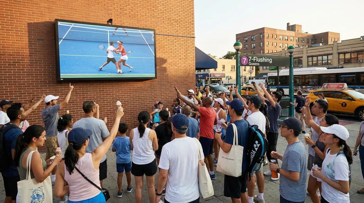 Bright US Open tennis atmosphere illustrating Return Position Battles That Decide US Open Upsets.