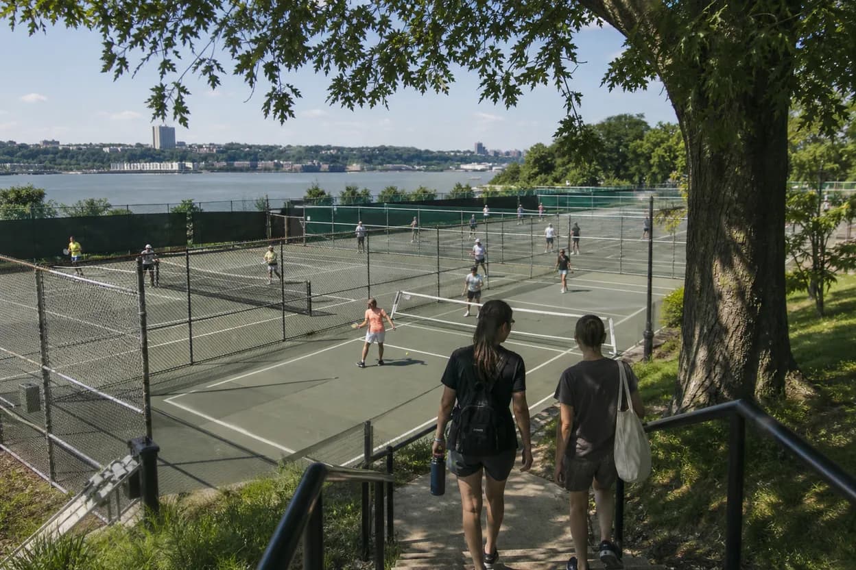 NYC experience scene for Riverside Park Pickleball Courts: An Uptown Doubles Plan When the Group Wants a Game, Not a League