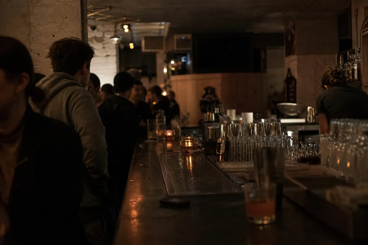 NYC experience scene for Rocka Rolla in Williamsburg for a Loud Night That Stays Cheap