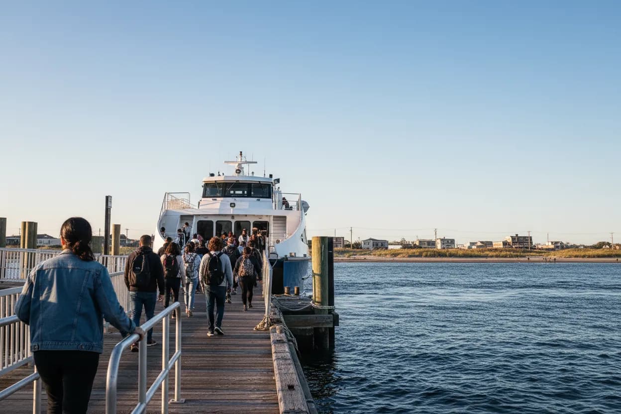 NYC experience scene for Rockaway Reserve Ferry Seats When the Beach Plan Cannot Start With a Line