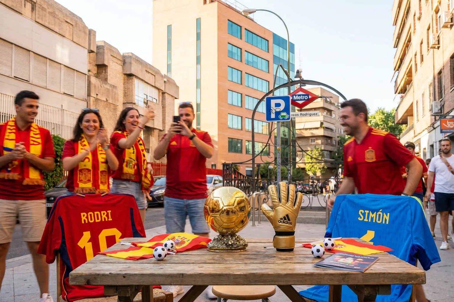 Bright World Cup match-day scene in East Rutherford · New York City · North America.