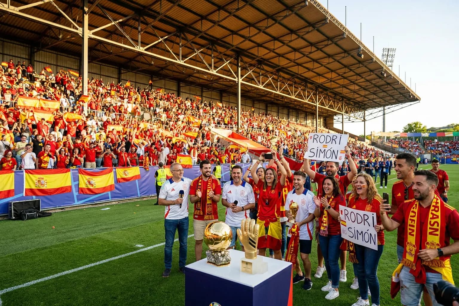 World Cup supporters navigating East Rutherford · New York City · North America during match day.
