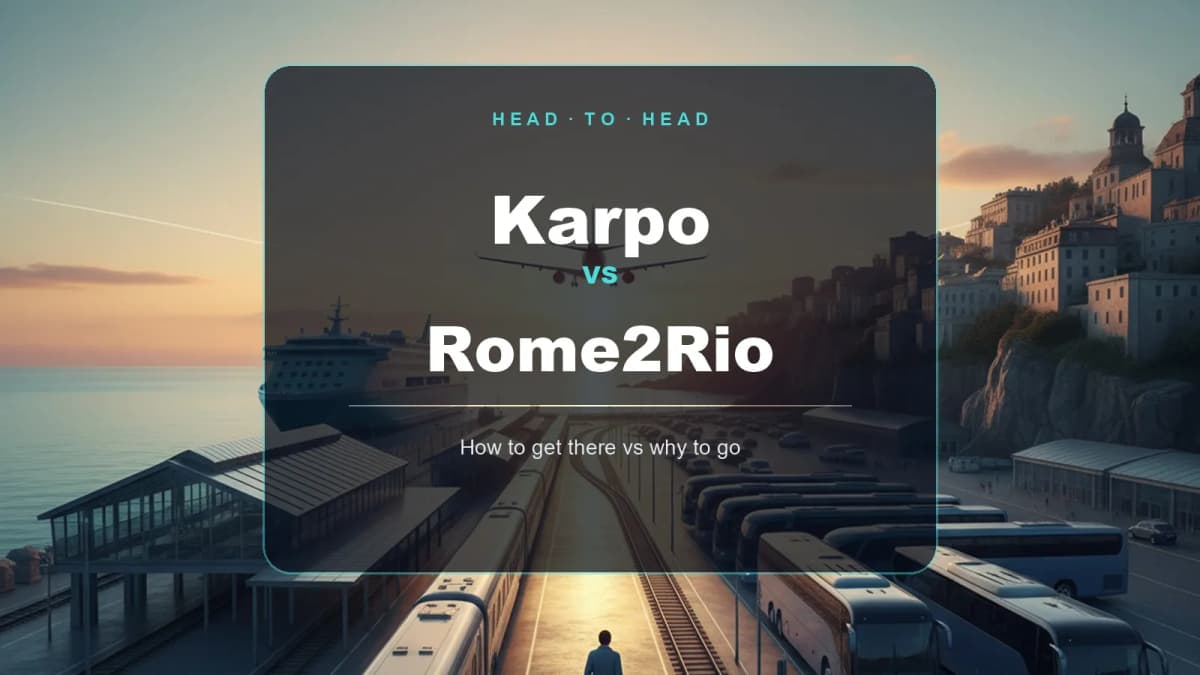 Karpo vs Rome2Rio head-to-head comparison