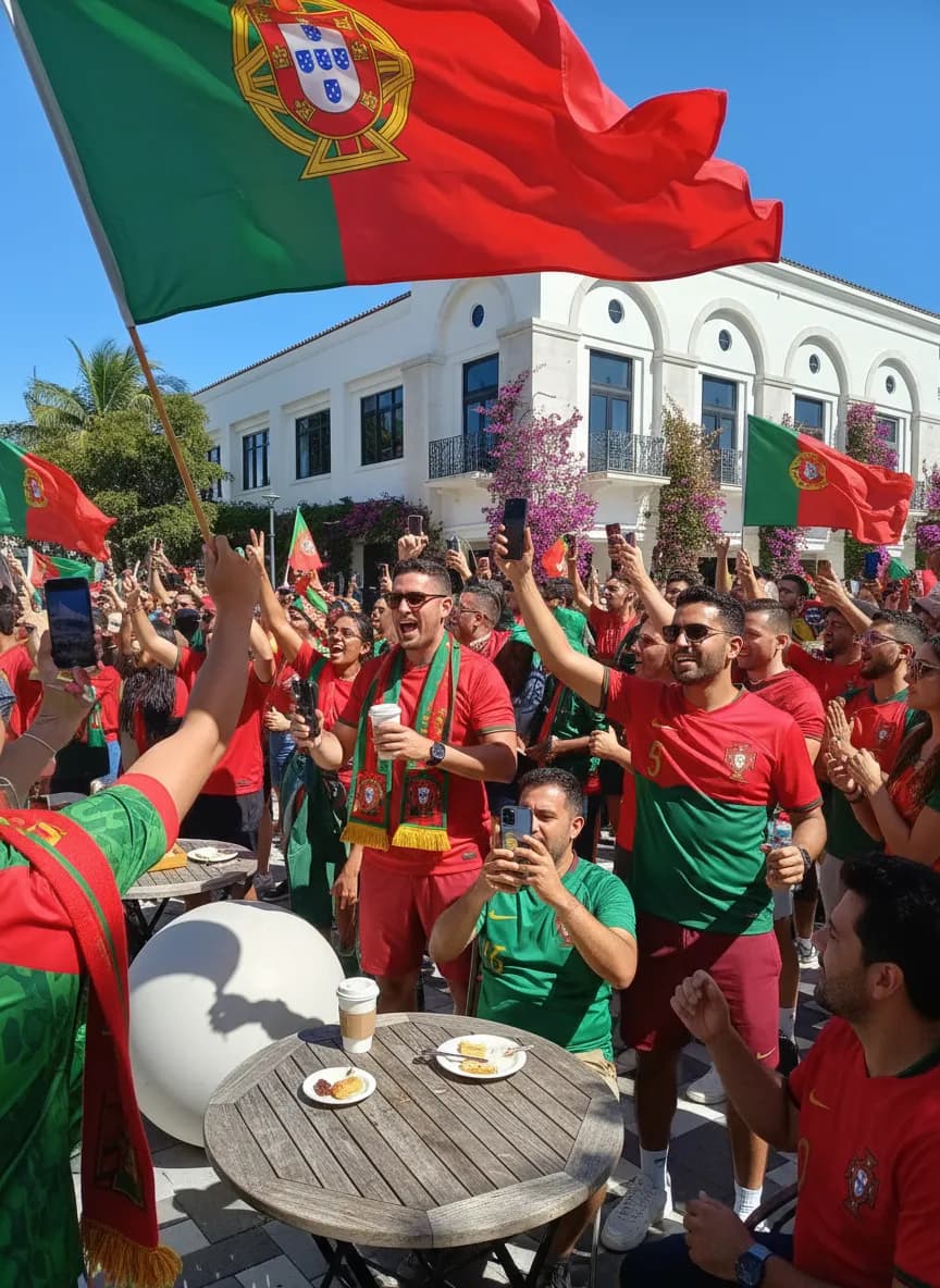 Portugal fans building a public World Cup route around Palm Beach Gardens
