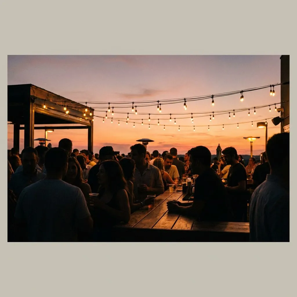 Rooftop Bars in Long Island City with Skyline Views and Frozen Drinks
