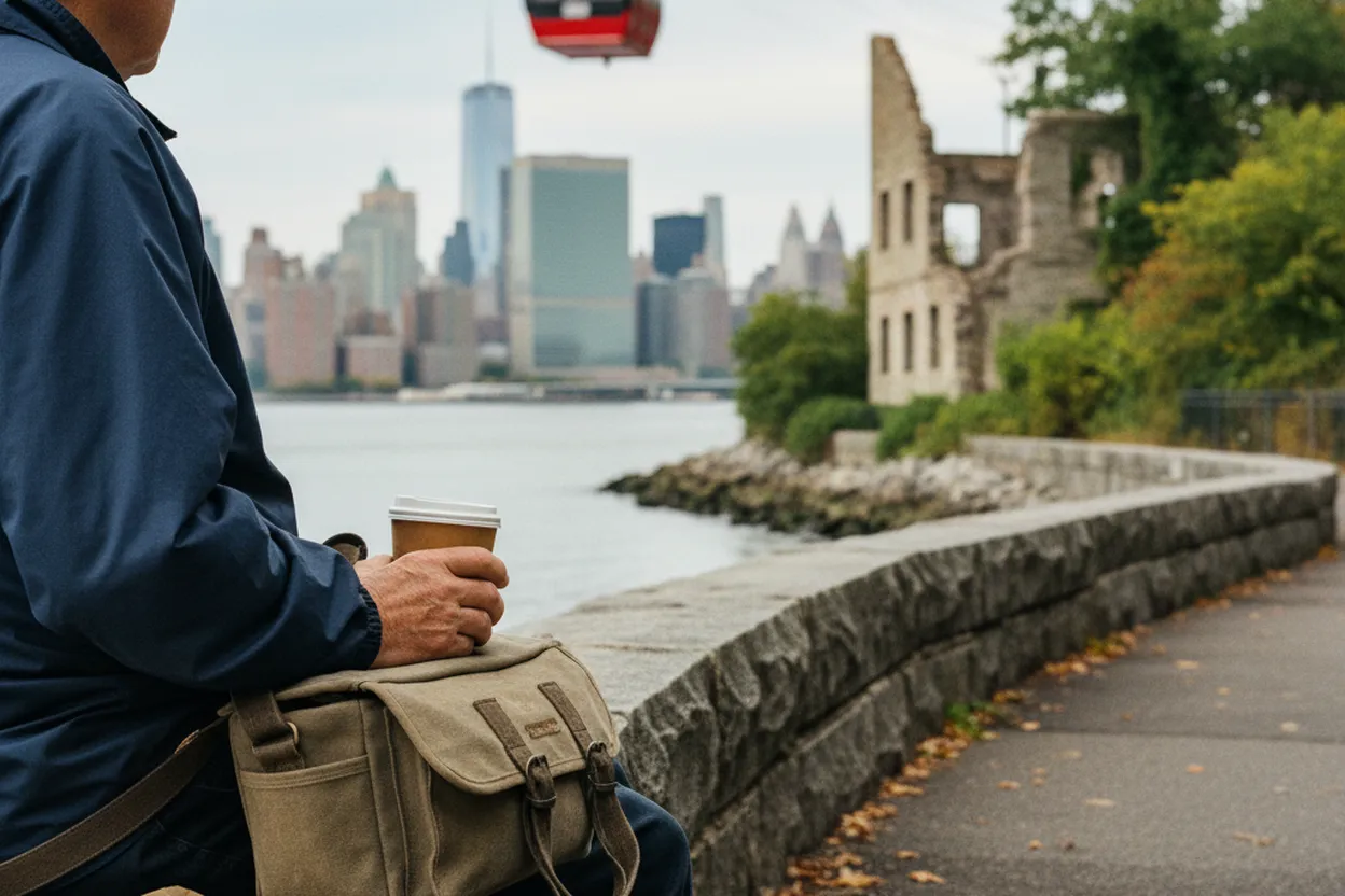 Editorial detail for Roosevelt Island South Loop: Tram Views, Ruins, and a Quiet Waterfront