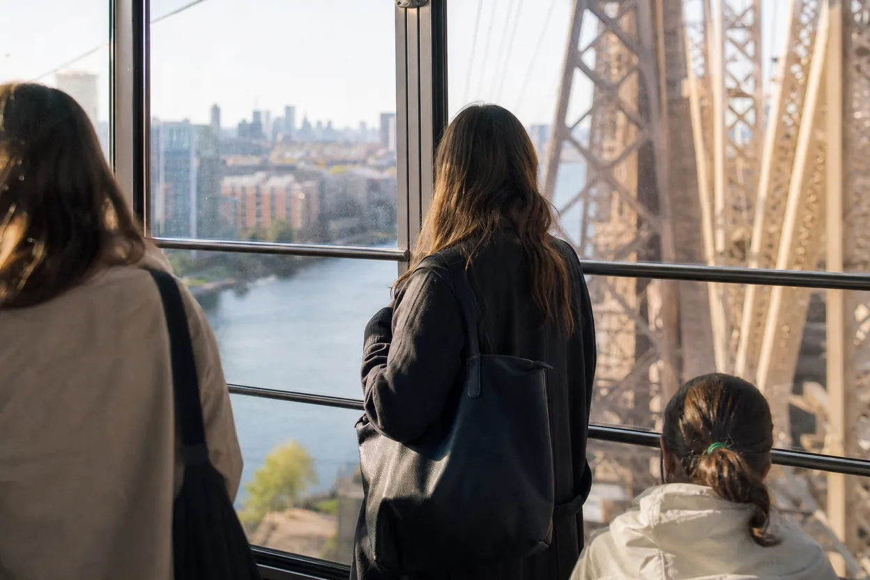 NYC experience scene for Roosevelt Island Tram Commute Test: A Back-to-School Route for CUNY Students