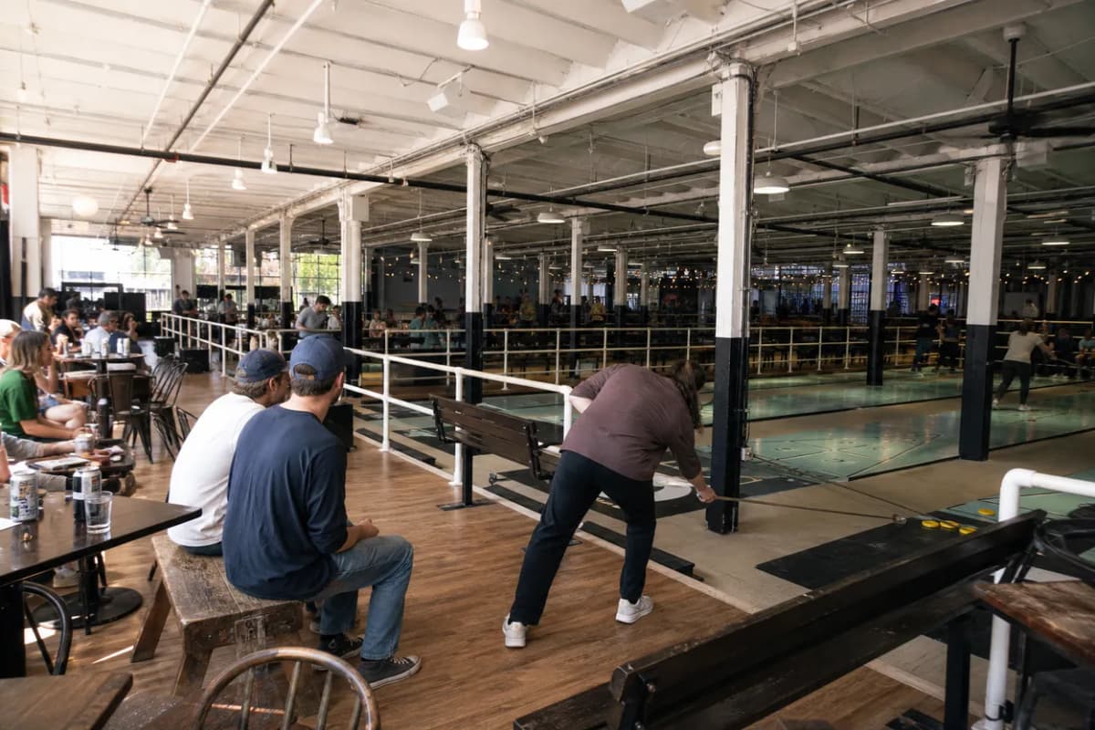 Cover scene for Royal Palms Shuffleboard Club: A Gowanus Team Night for Friends Who Hate Keeping Score