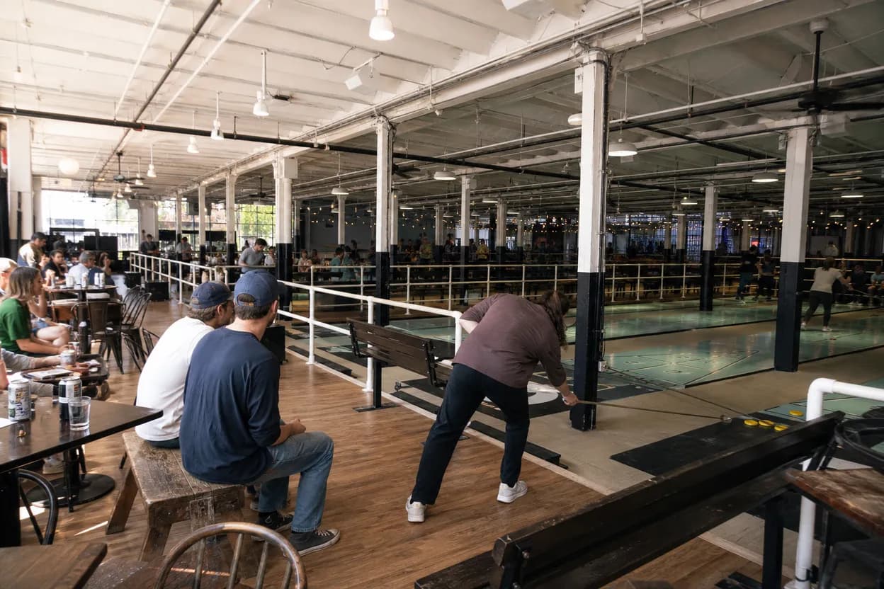 Cover scene for Royal Palms Shuffleboard Club: A Gowanus Team Night for Friends Who Hate Keeping Score