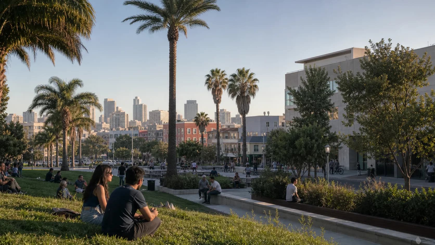 Realistic city scene for royce white: A San Francisco Plan for Mission District