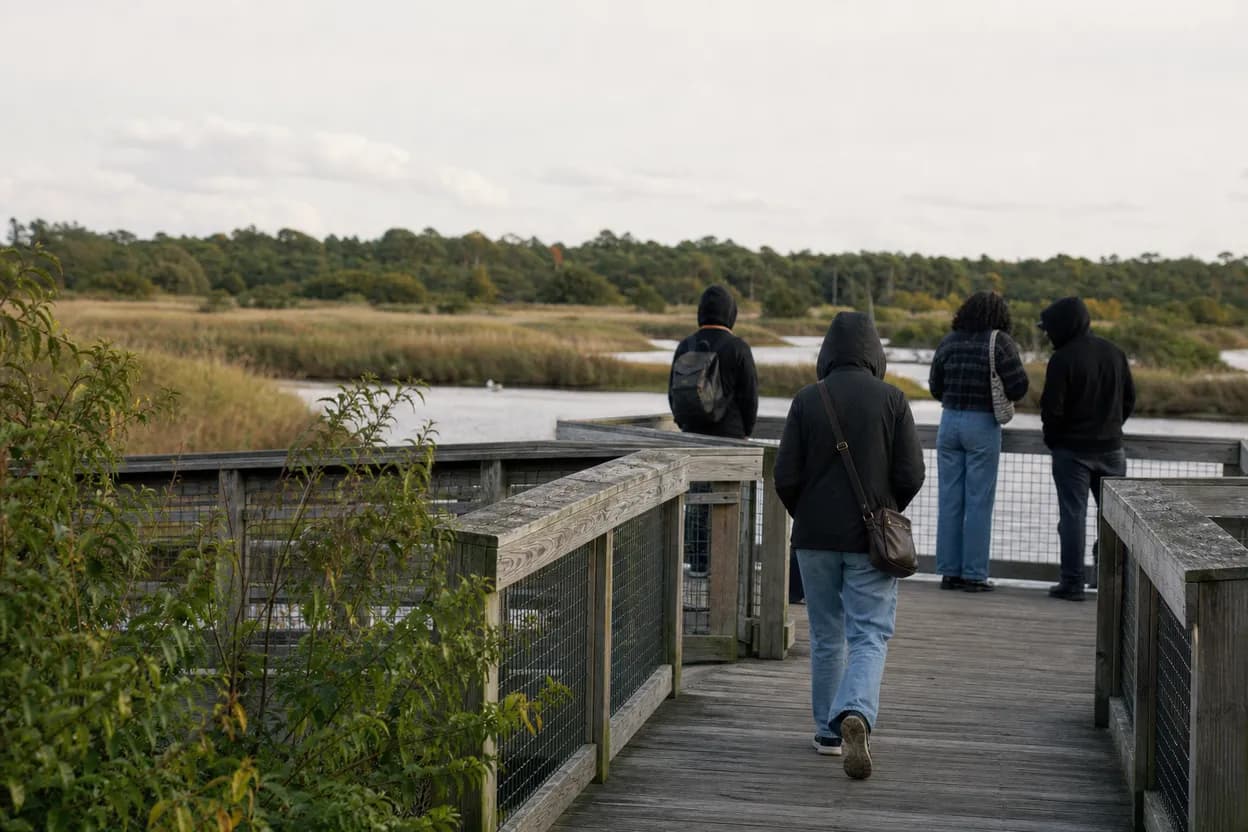 NYC experience scene for Salt Marsh Nature Center: A Flat Brooklyn Bird Walk for Wheel Users
