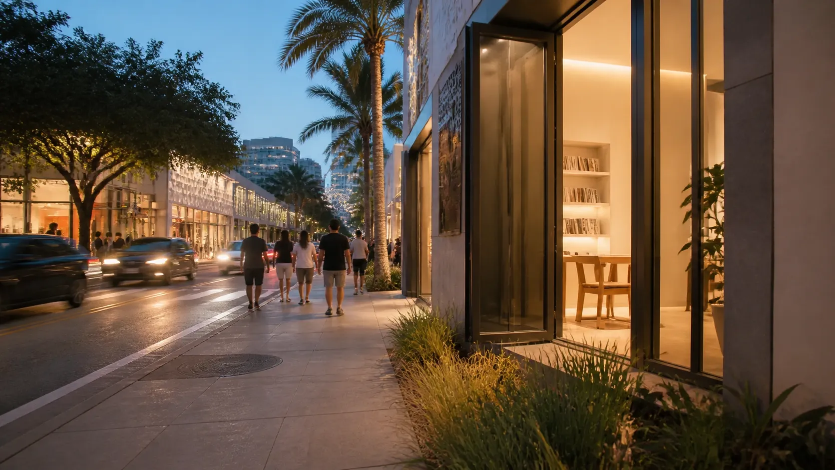 Realistic city scene for san diego fc - puebla: A Different Design District Plan in Miami image 3
