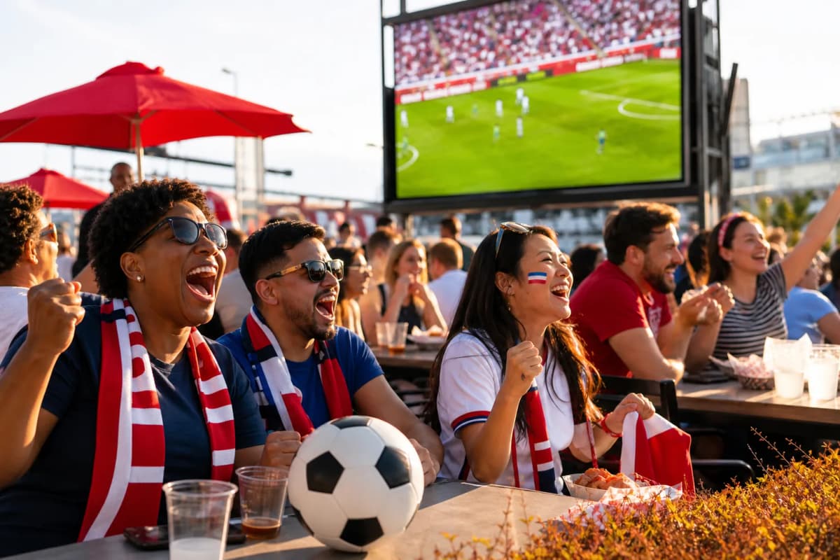 San Francisco Bay Area World Cup match-day scene