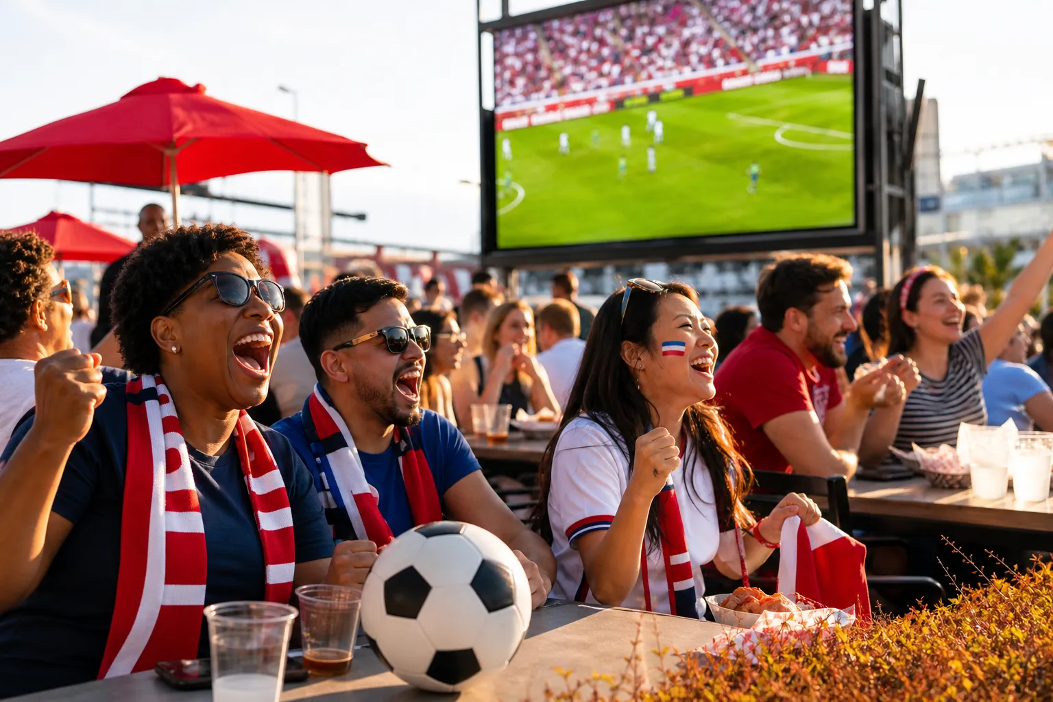 San Francisco Bay Area World Cup match-day scene