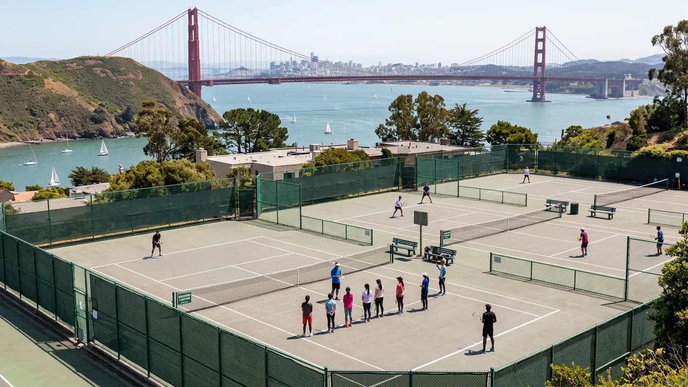 San Francisco Tennis Lessons Ahead of the US Open Tennis 2026