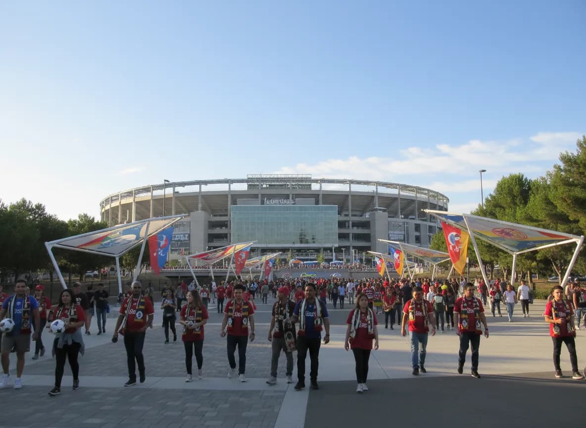 San Jose Food Trucks to Levi's route image