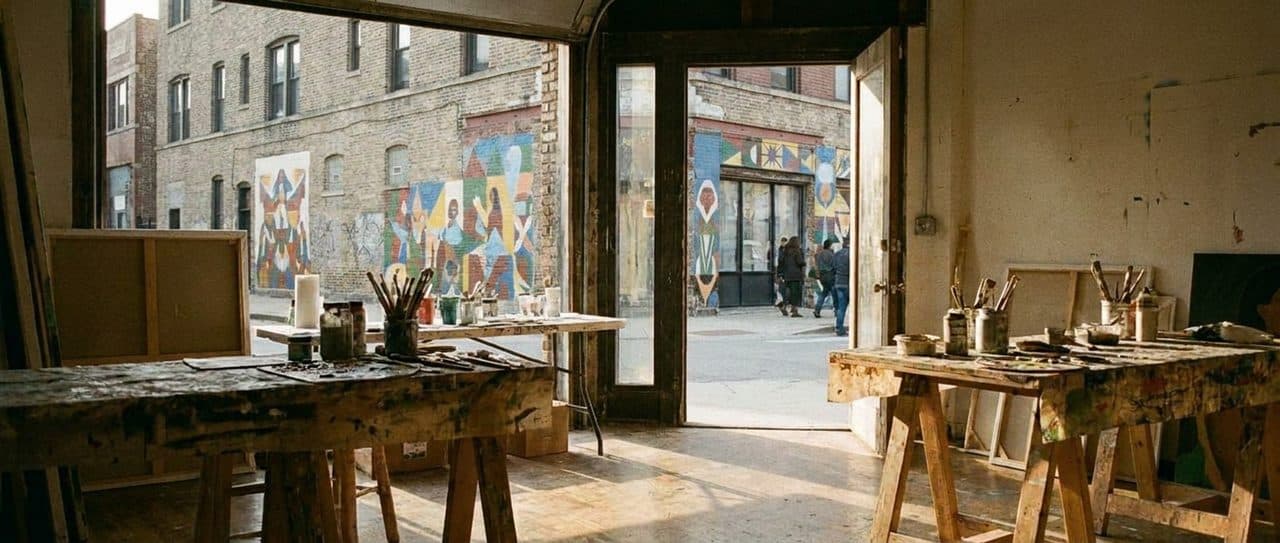 A Saturday in Chicago's Pilsen Where Murals Meet Open Studio Doors - scene