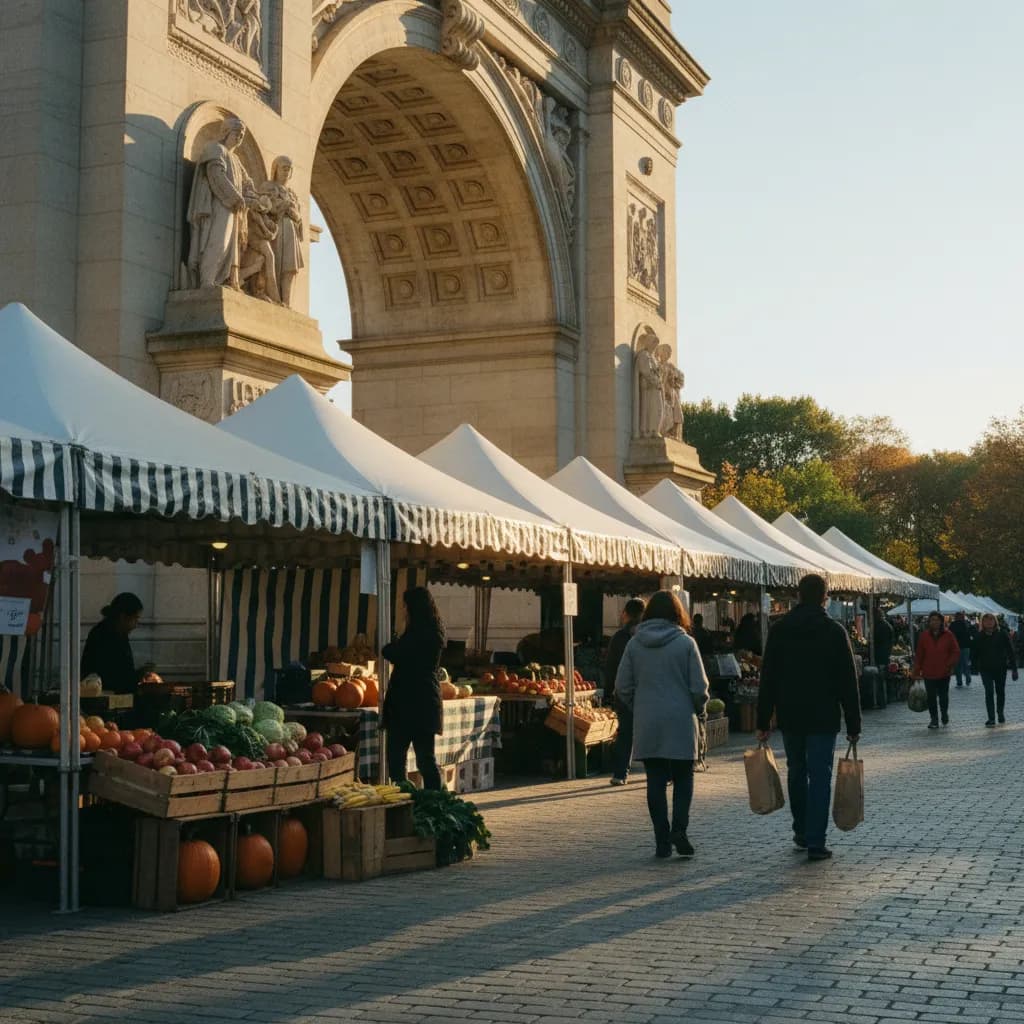 Saturday Farmers Market: Grand Army Plaza Is the Long Way Through Breakfast - cover image