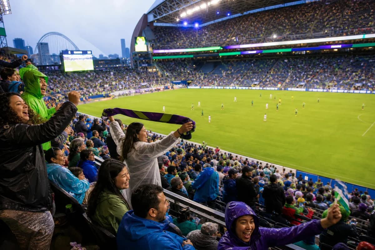 Seattle World Cup match-day scene