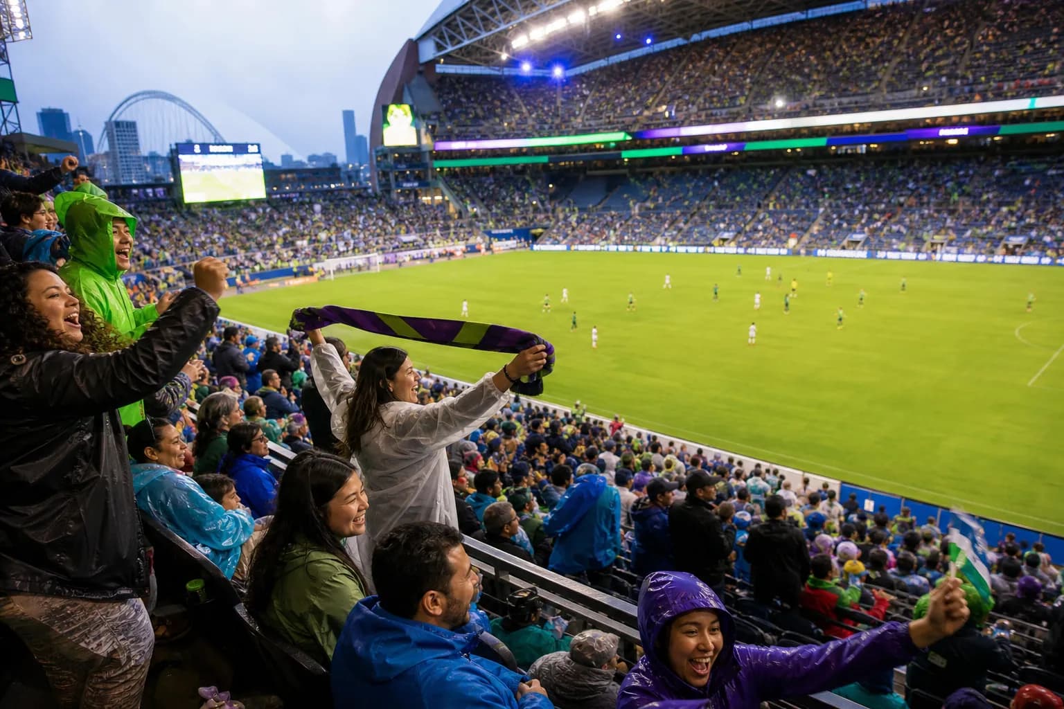 Seattle World Cup match-day scene