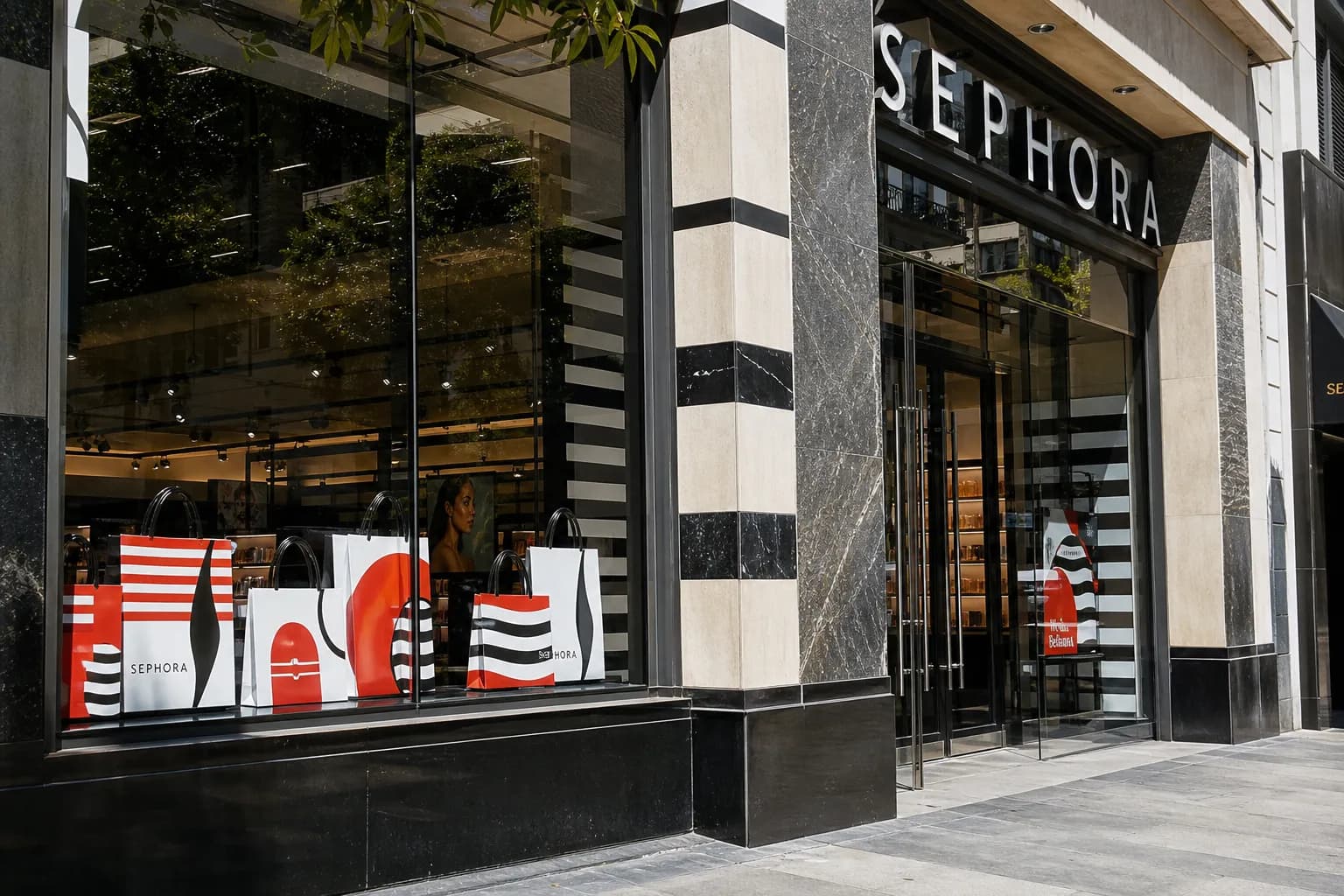 Storefront of Sephora in Union Square San Francisco