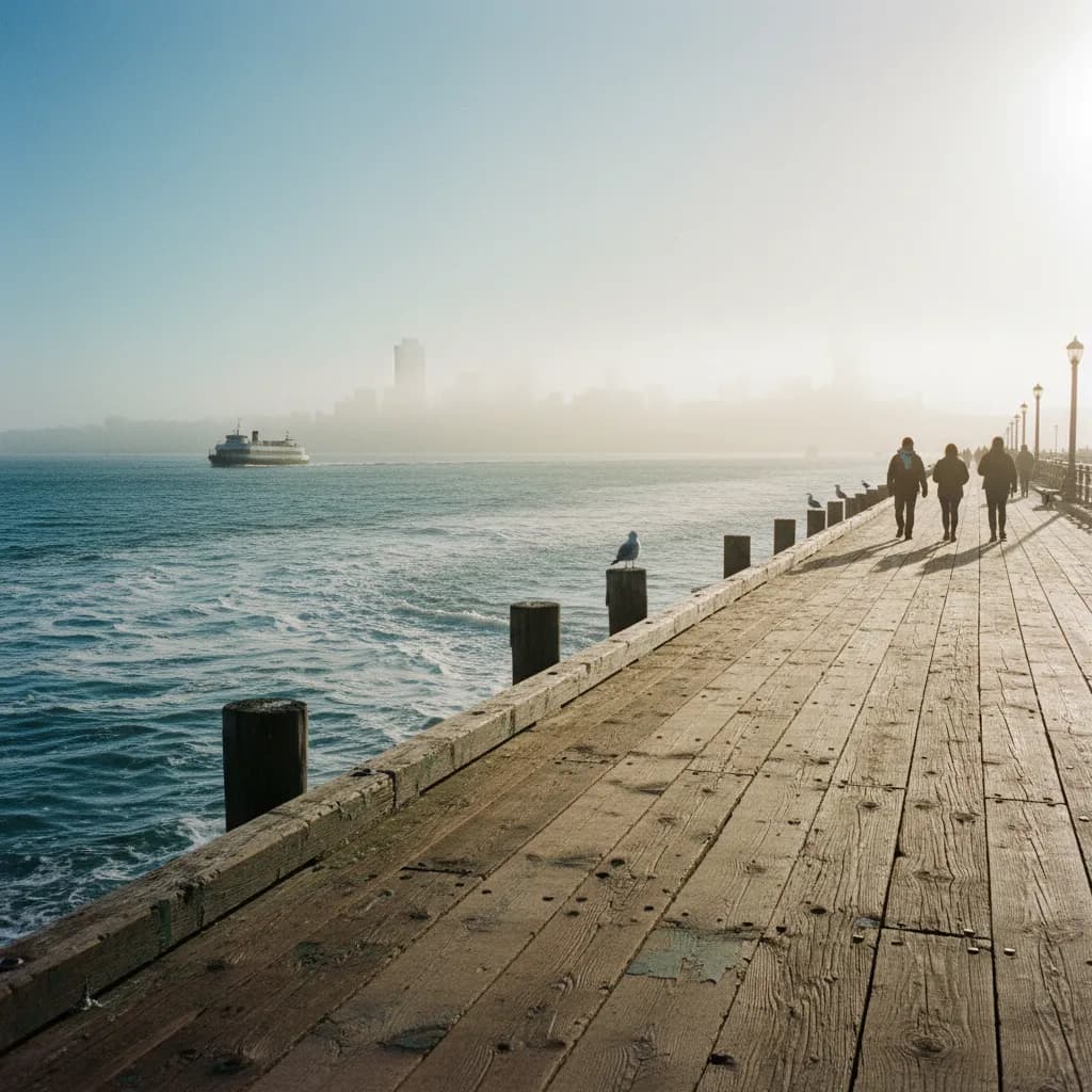 SF Ferry Schedule: Ferry Building to Fort Mason Is the Waterfront Walk That Eats an Afternoon - interior scene
