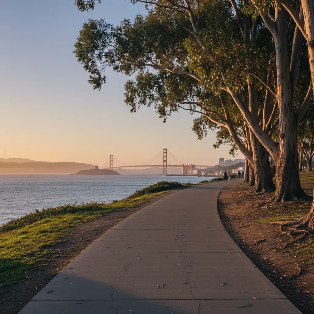 SF Ferry Schedule: Ferry Building to Fort Mason Is the Waterfront Walk That Eats an Afternoon - detail scene