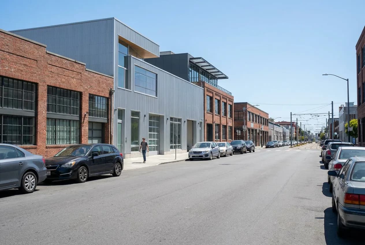 Minnesota Street Project in Dogpatch, San Francisco — scene photograph
