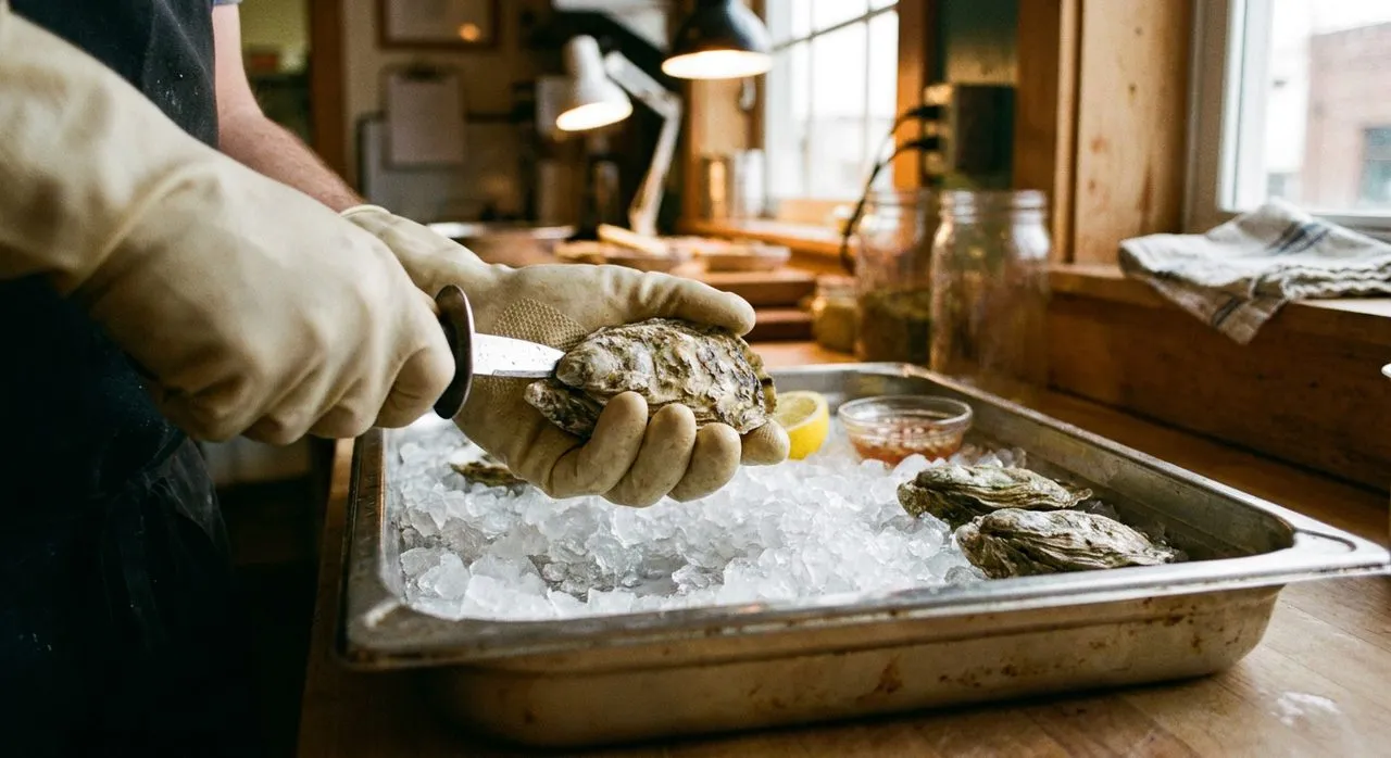 Ferry Building Oyster Counter With Bay Views and No Wait