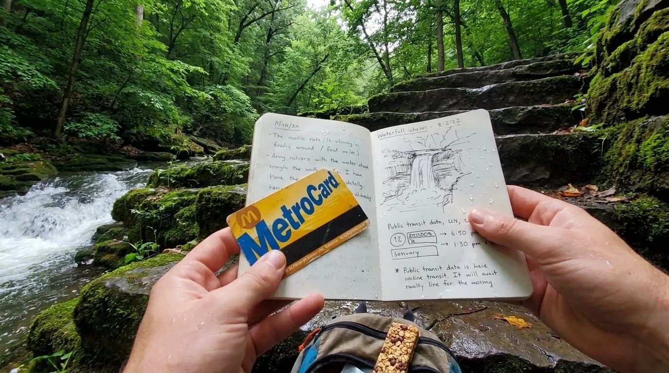 Editorial NYC detail for Shaded Waterfall Trails Near NYC for Peak Heat Weekends