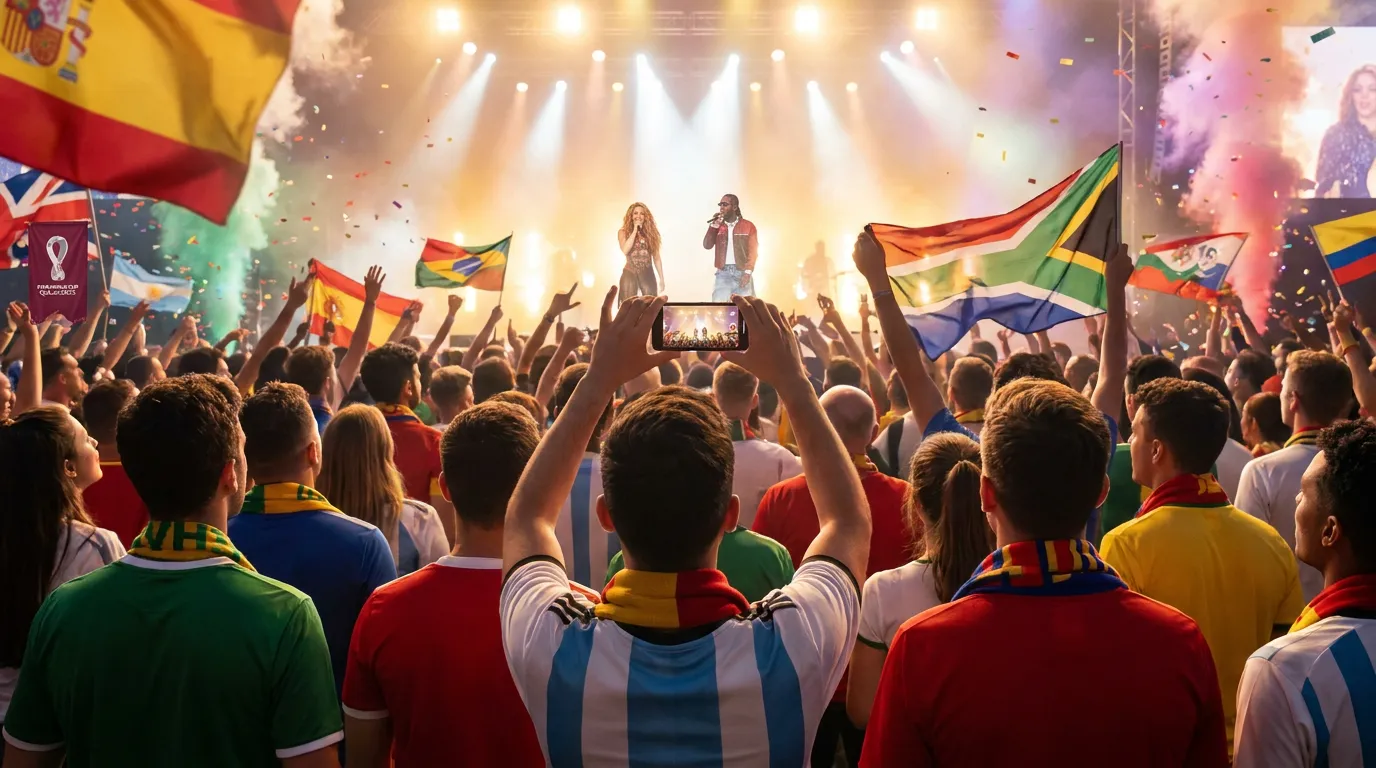 Second editorial detail for Shakira and Burna Boy Closed the World Cup Journey