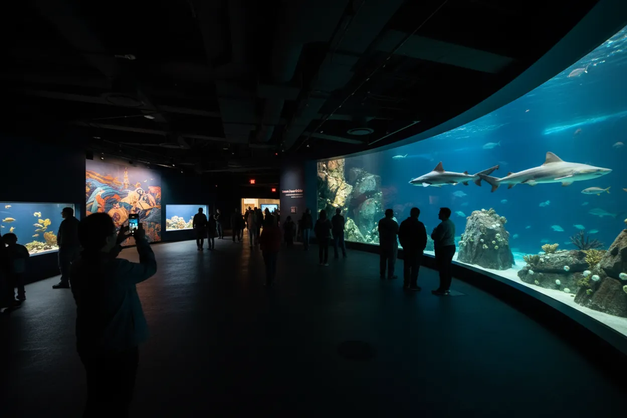 Cover scene for Shark Week 2026 in NYC: Aquarium, Museum, and Waterfront Plans