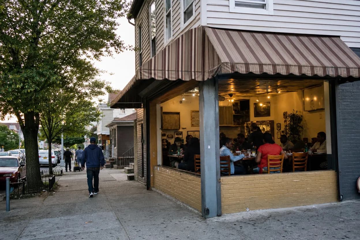 Cover scene for Shaw-naé’s House After the Ferry: A Staten Island Soul-Food Dinner Plan
