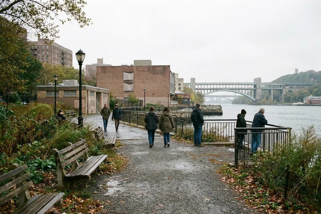Cover scene for Sherman Creek: The Quiet Inwood Waterfront Pocket Beyond the Usual Uptown Walks