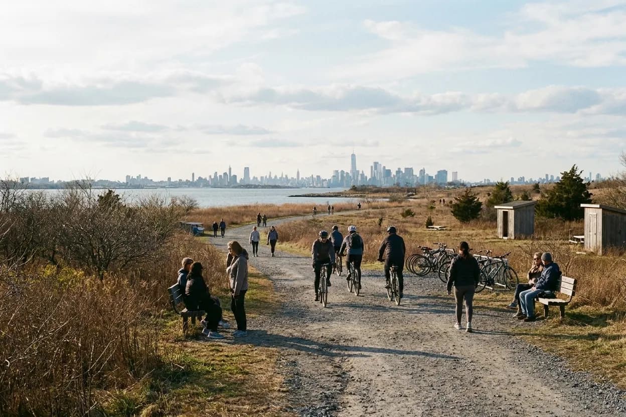 Cover scene for Shirley Chisholm State Park: The Overlook Trails That Reframe the Brooklyn Waterfront
