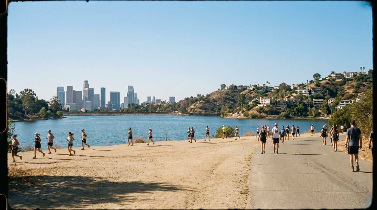 A Silver Lake Weekend in Los Angeles, the Reservoir Loop and Record Stores Where the Line Moves - cover