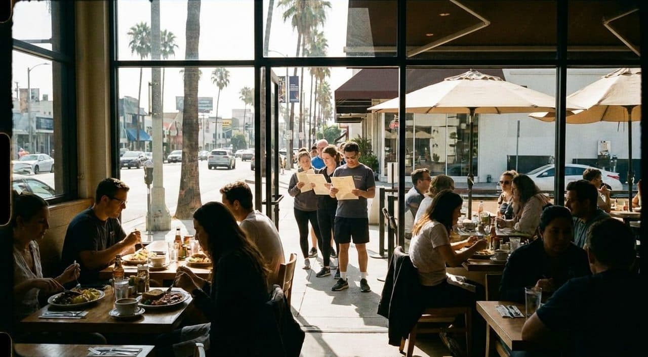 A Silver Lake Weekend in Los Angeles, the Reservoir Loop and Record Stores Where the Line Moves - scene