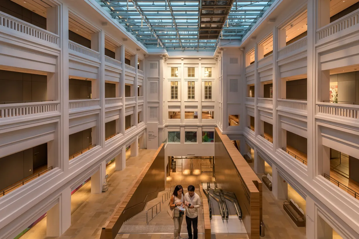 National Gallery Singapore indoor start for a rain-safe creative route