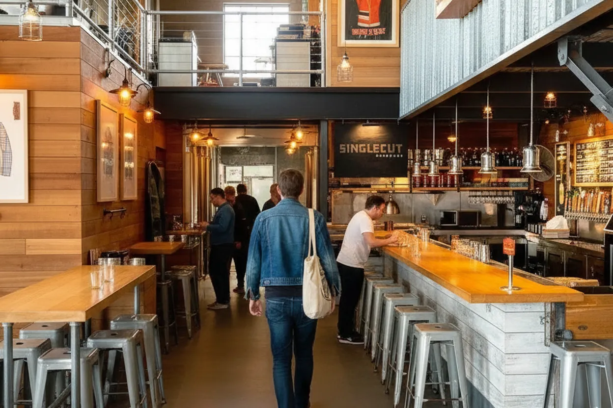 NYC experience scene for SingleCut Astoria Trivia Night for Beer Fans Who Do Not Want Manhattan