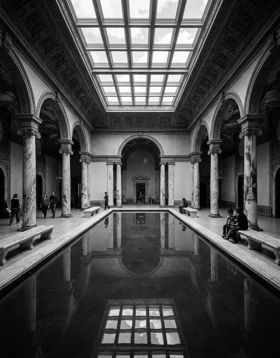 The Sky-Reflecting Pool Inside a Kips Bay Office Tower