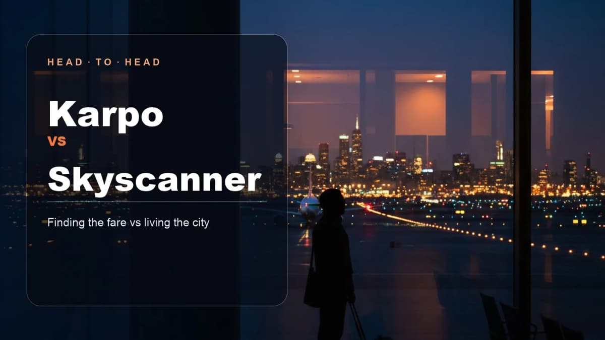 Editorial comparison of Karpo and Skyscanner